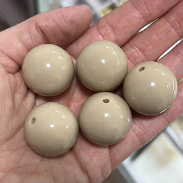 Bolas de Acrilicos 25mm, beige