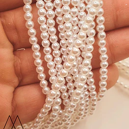 Perlas Shell Redondas 3mm
