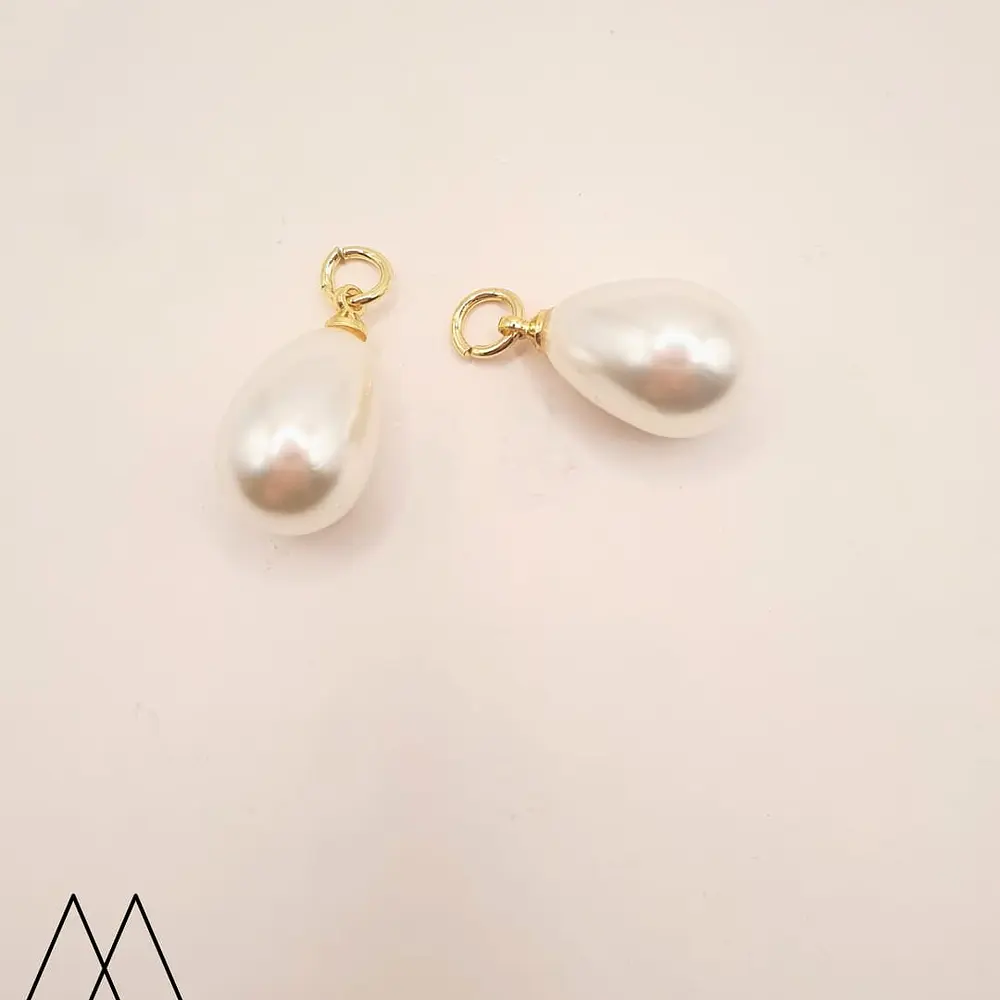Colgante Perla Gota, 20mm