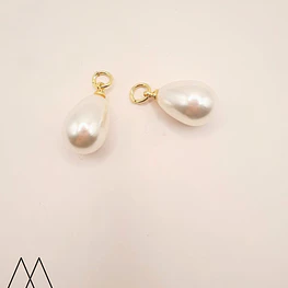 Colgante Perla Gota, 20mm