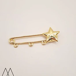 Alfiler gancho Estrella 40mm