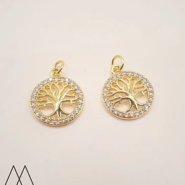 Colgante Arbol de la vida, con argolla 20mm