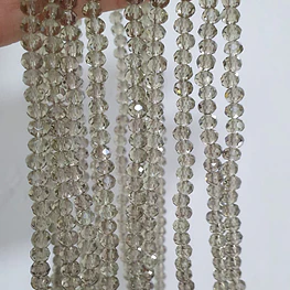 Cristal Murano 4mm, Gris traslucido