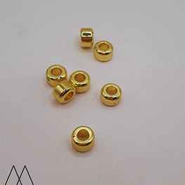 Pasador dorado, 5x4mm. UNIDAD