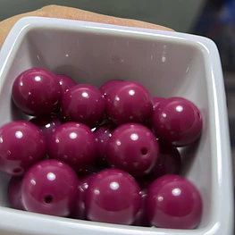 Bolas de Acrilicos 14mm, Morado Oscuro