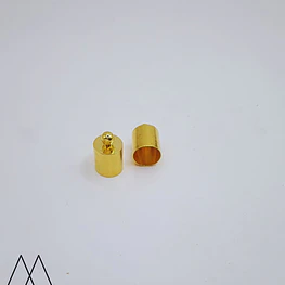 Capuchones dorados 7mm, PAR