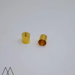 Capuchones dorados 9mm, PAR