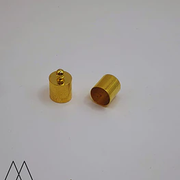 Capuchones dorados 10mm, PAR