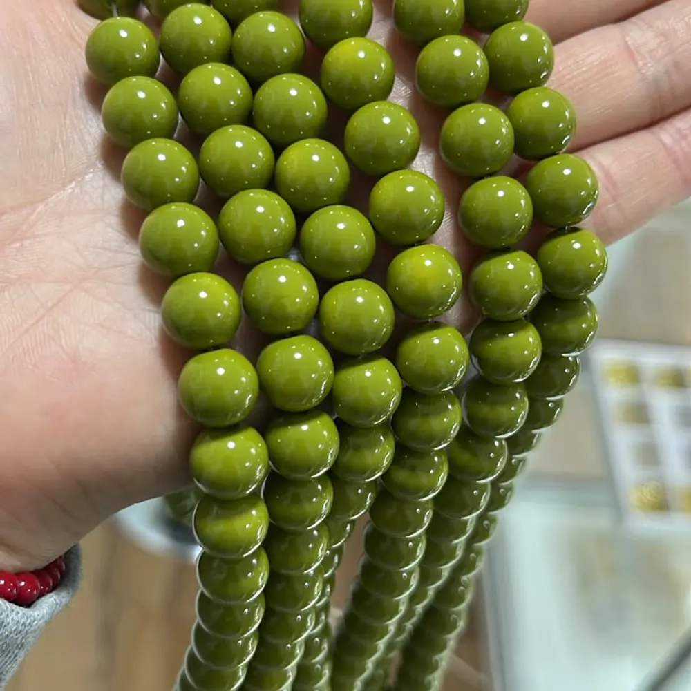 Bolas de Vidrio 10mm, Verde 