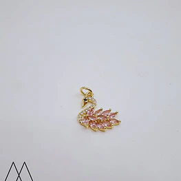 Cisnes con argolla Rosado, 15mm