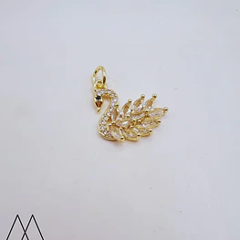 Cisnes con argolla Blanco, 15mm