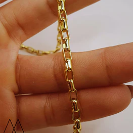 Cadena Eslabón Rectangular 4x3mm.