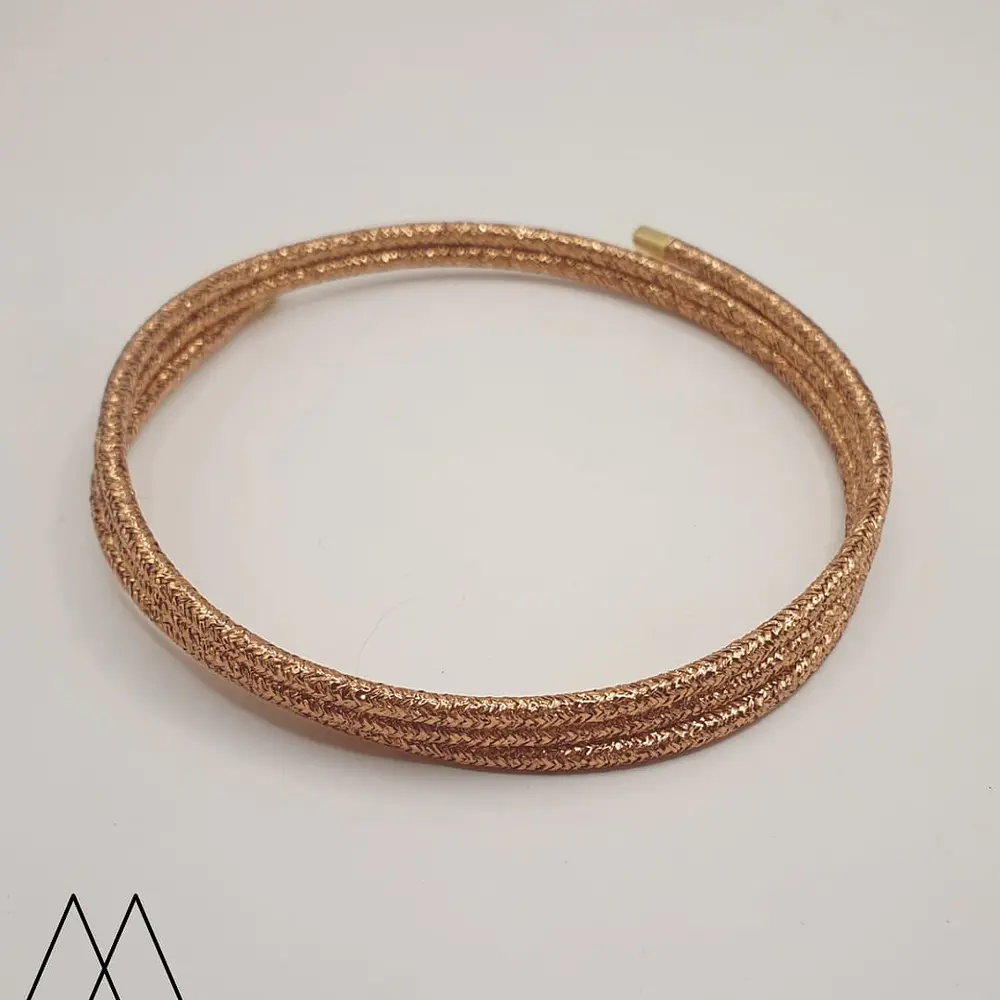 Cordón Imantada Cobre Rosada 58cm.