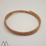 Cordón Imantada Cobre Rosada 58cm.