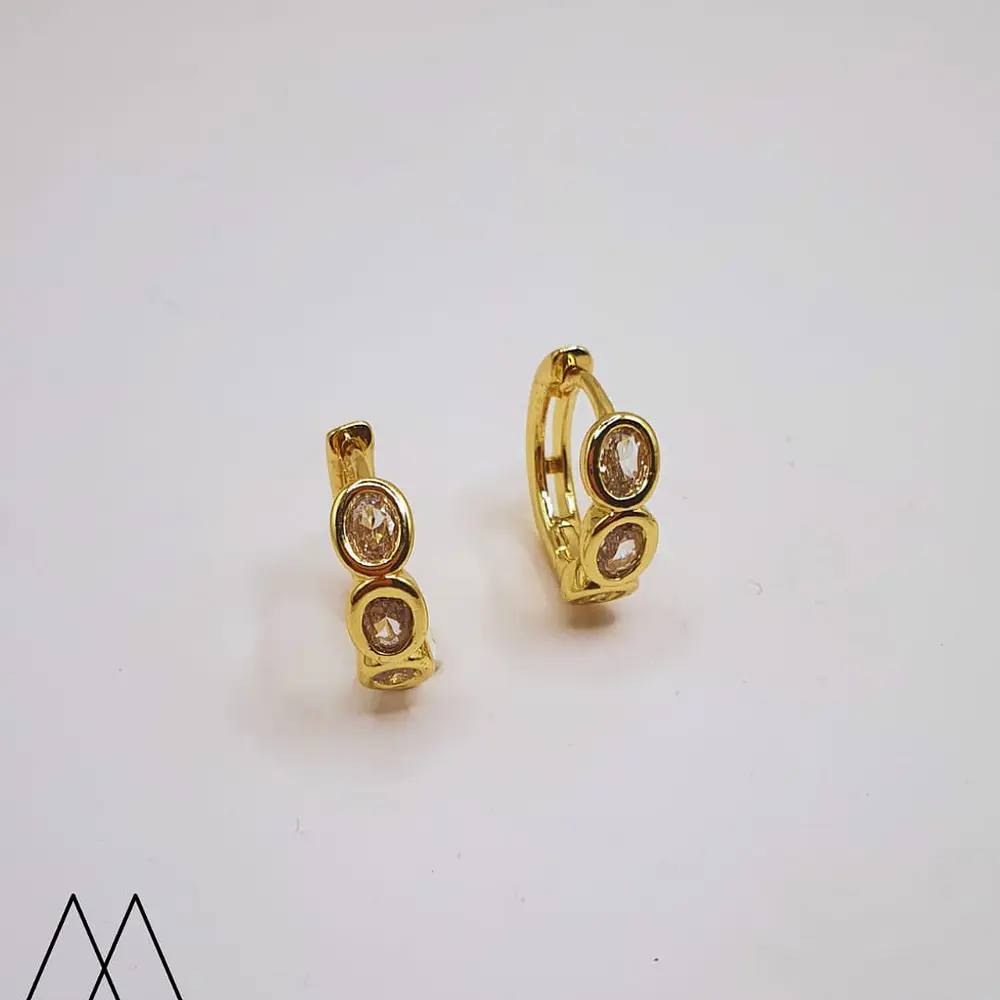 Argollas cristalitos circulares