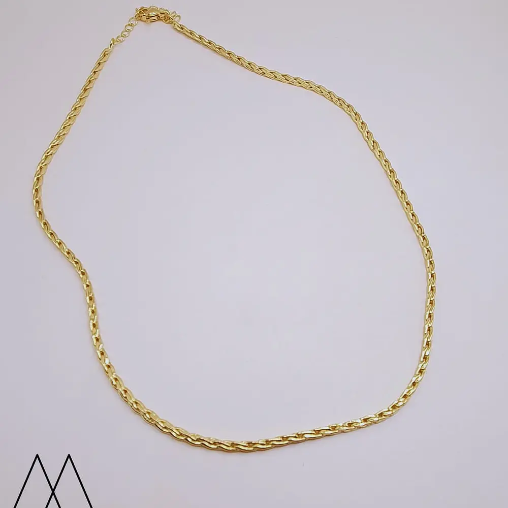 Cadena Lista tejido de 3mm, 44cm + 4 ext