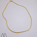 Cadena Lista tejido de 3mm, 44cm + 4 ext