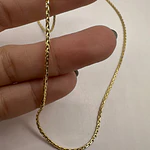 Cadena Lista tejido de 2mm, 43cm + 4 ext