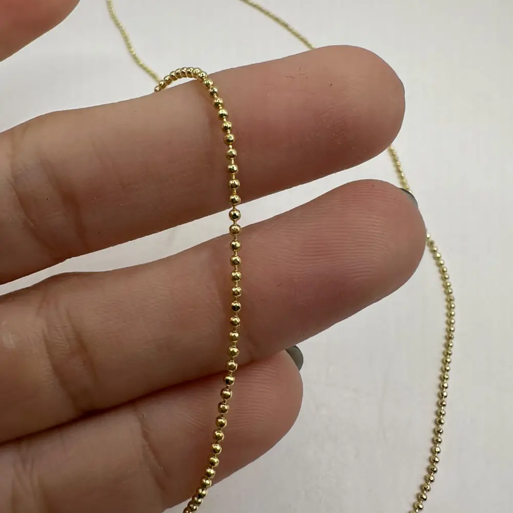 Cadena aguja, lista militar 1 mm. Cl059