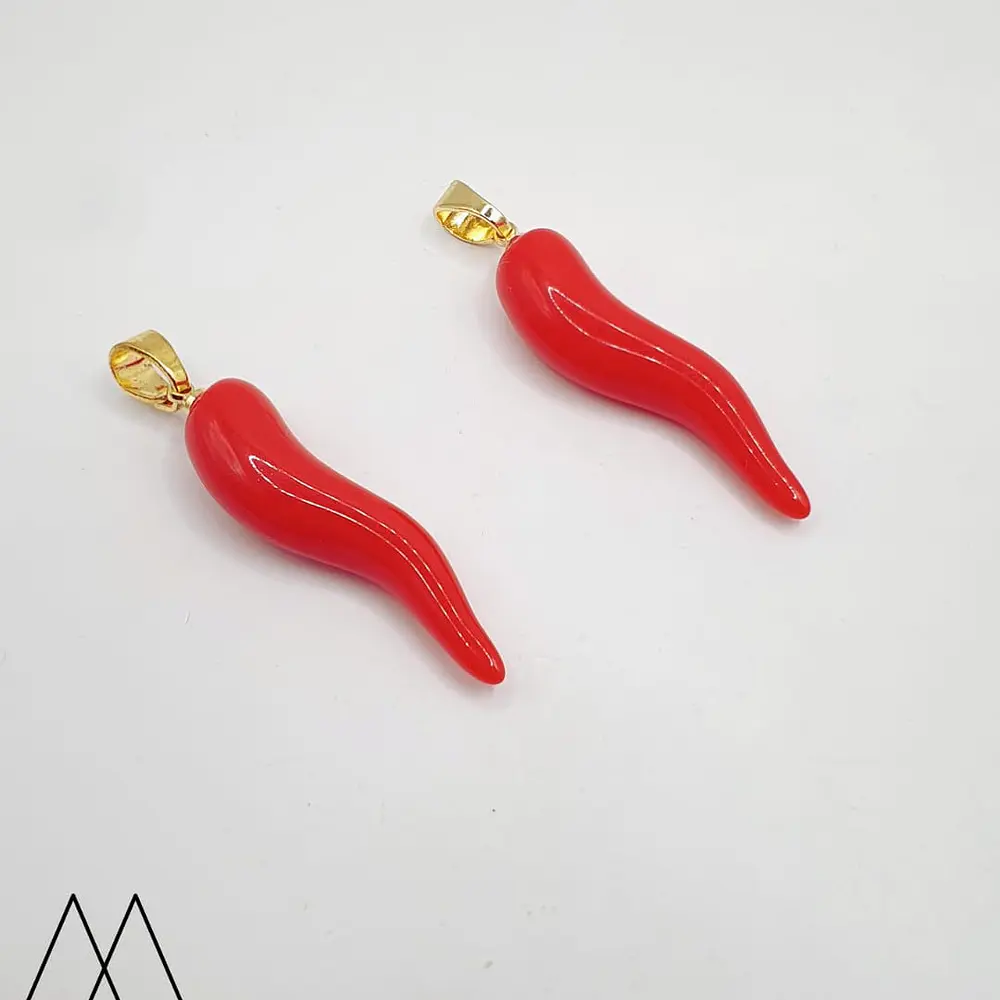 Colgante Ají rojo, con portadije 40mm