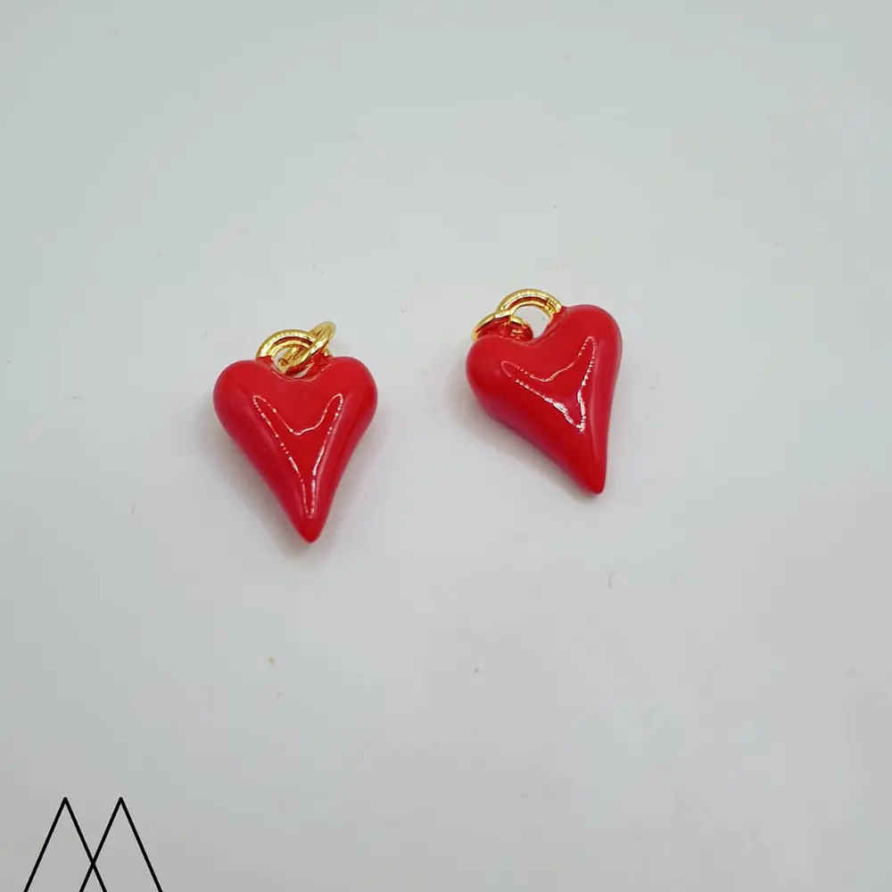 Colgante Corazón Rojo 20mm