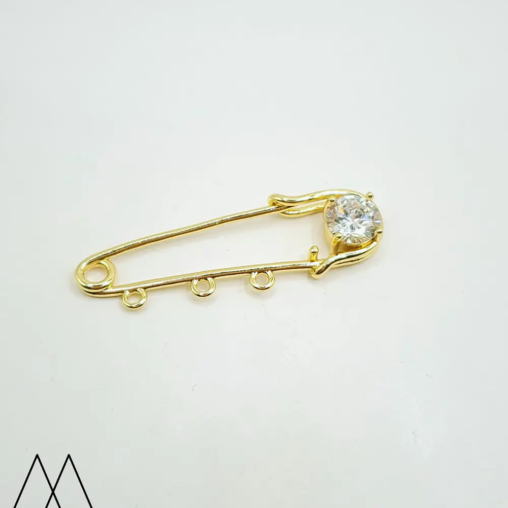 Colgante Alfiler con cristal, 40mm