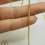 Cadena Veneciana gruesa tipo aguja, mide 58cm lineales