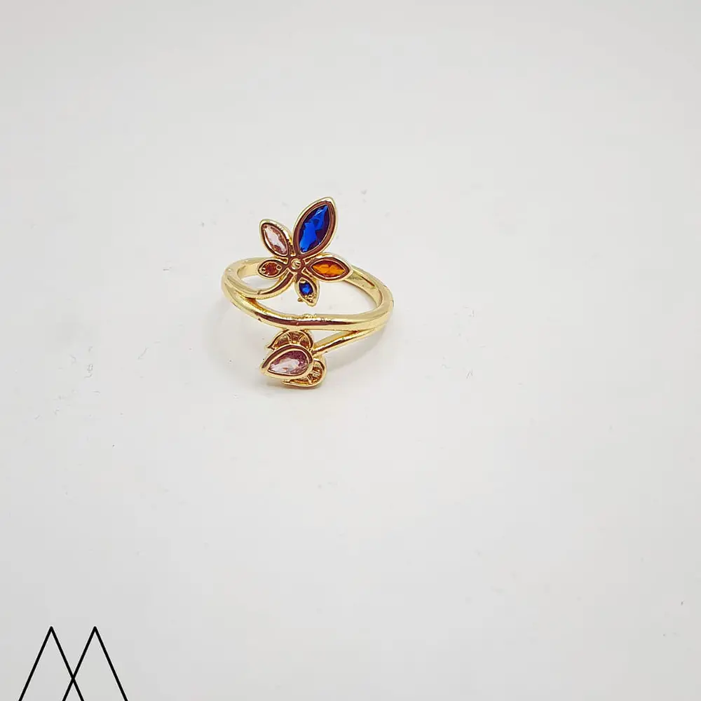 Anillo Cristales colores