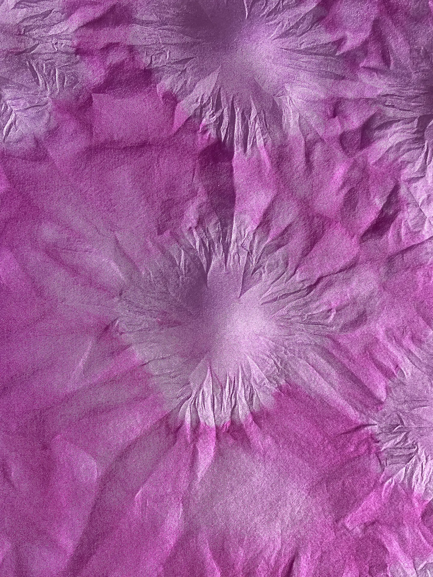 Pañuelo seda flores púrpura 4
