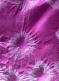 Pañuelo seda flores púrpura - Miniatura 5