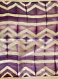 Pañuelo seda geometría violeta - Miniatura 1