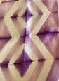 Pañuelo seda geometría violeta - Miniatura 4