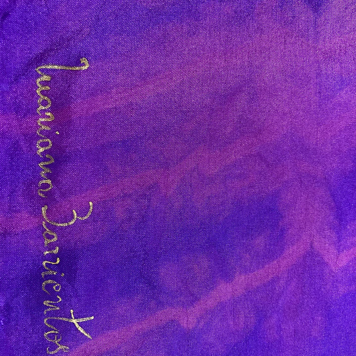 Pañuelo cuadrado arashi púrpura 2