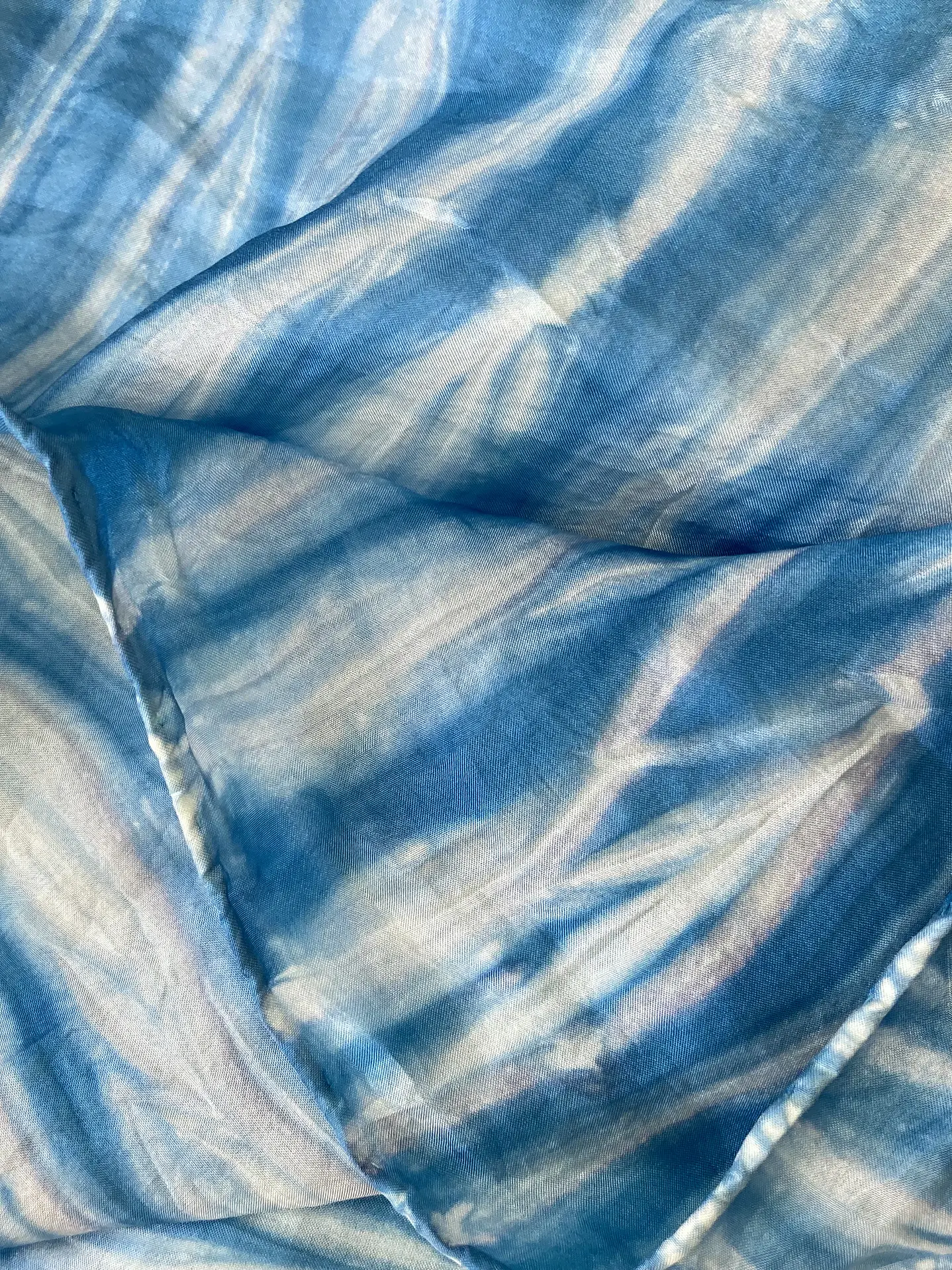 Pañuelo seda arashi petróleo  2