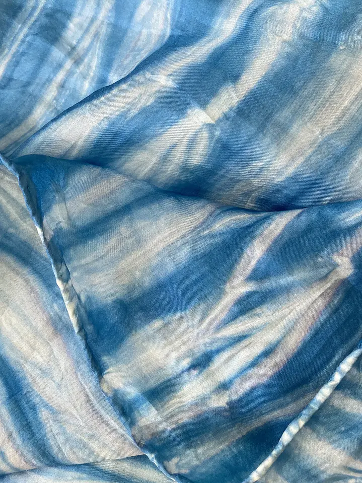 Pañuelo seda arashi petróleo  2