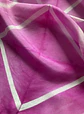 Pañuelo seda rombos rosa - Miniatura 3