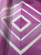 Pañuelo seda geometría rosa  - Miniatura 2
