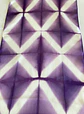 Pañuelo seda geometria  violeta - Miniatura 3