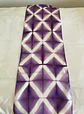 Pañuelo seda geometria  violeta - Miniatura 4