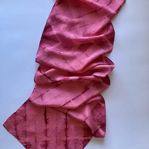 Pañuelo seda frambuesa