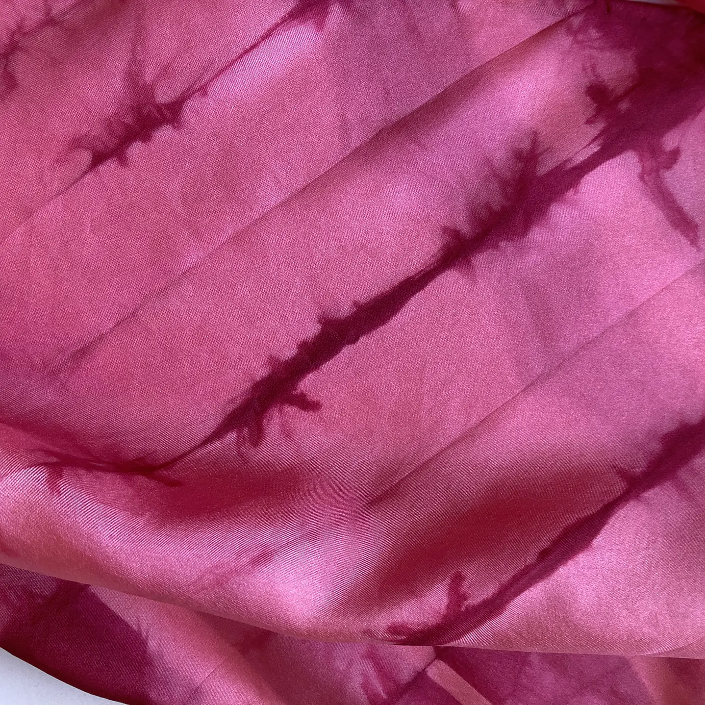 Pañuelo seda frambuesa 5