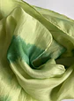Pañuelo seda abstracto verde - Miniatura 3