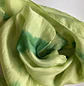 Pañuelo seda abstracto verde - Miniatura 3
