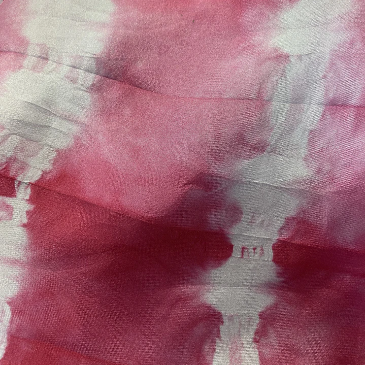 Pañuelo seda granate 3