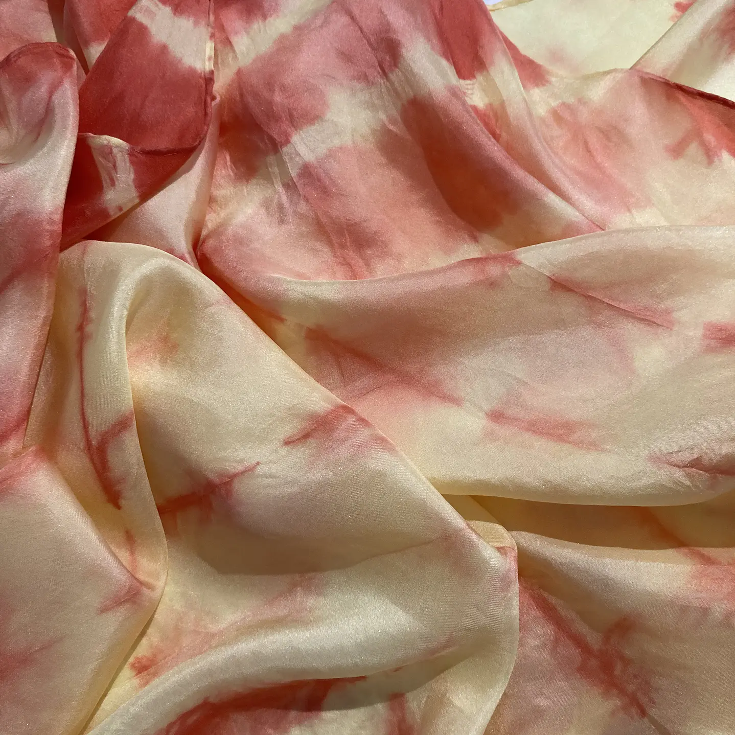 Pañuelo seda naranja 4