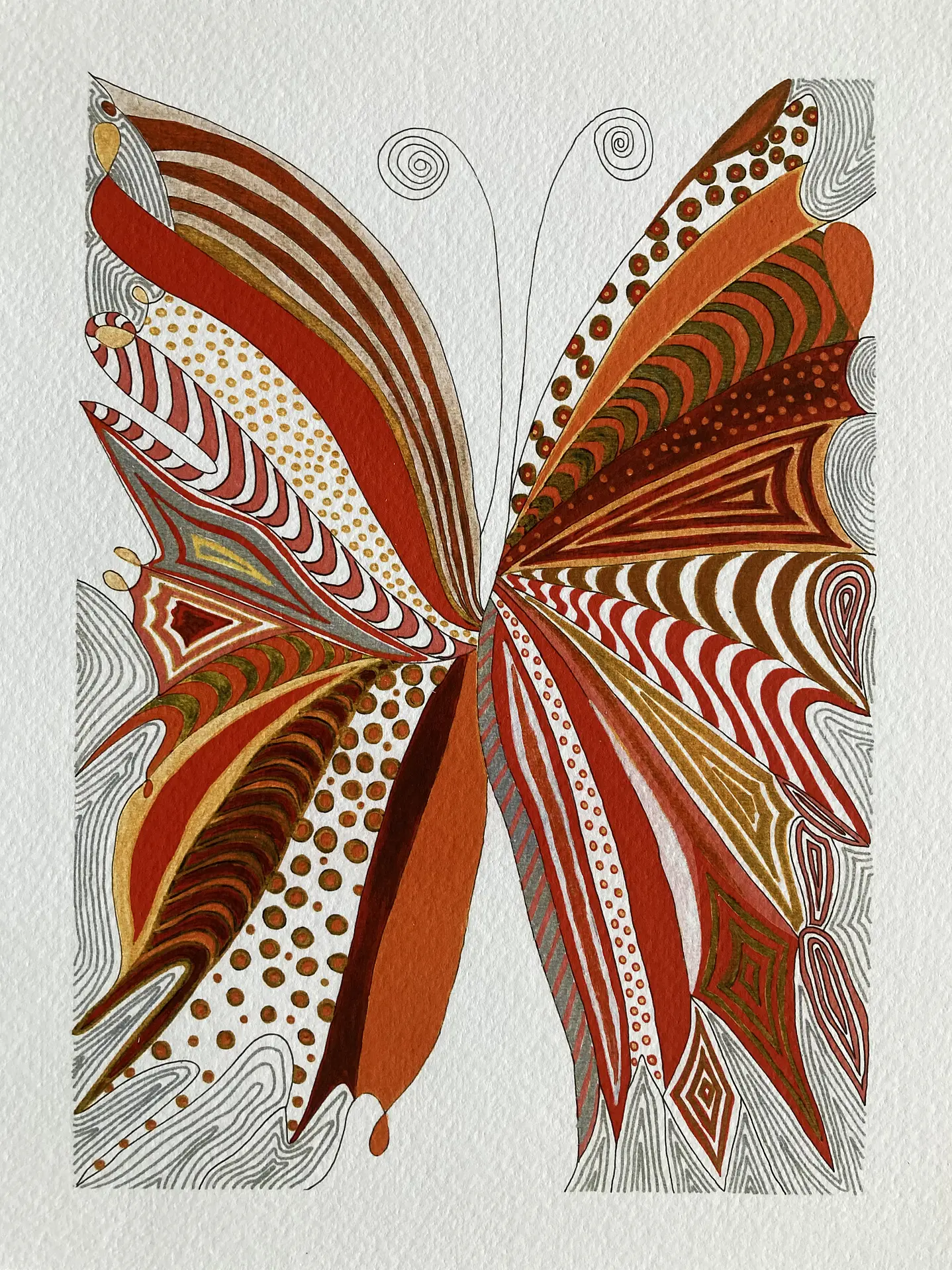 Mariposa fuego