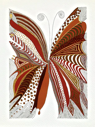 Mariposa fuego