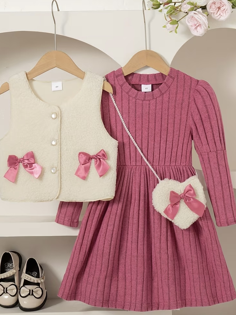 Conjunto Rosa 3 piezas 1