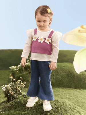 CONJUNTO SUETER + JEANS 