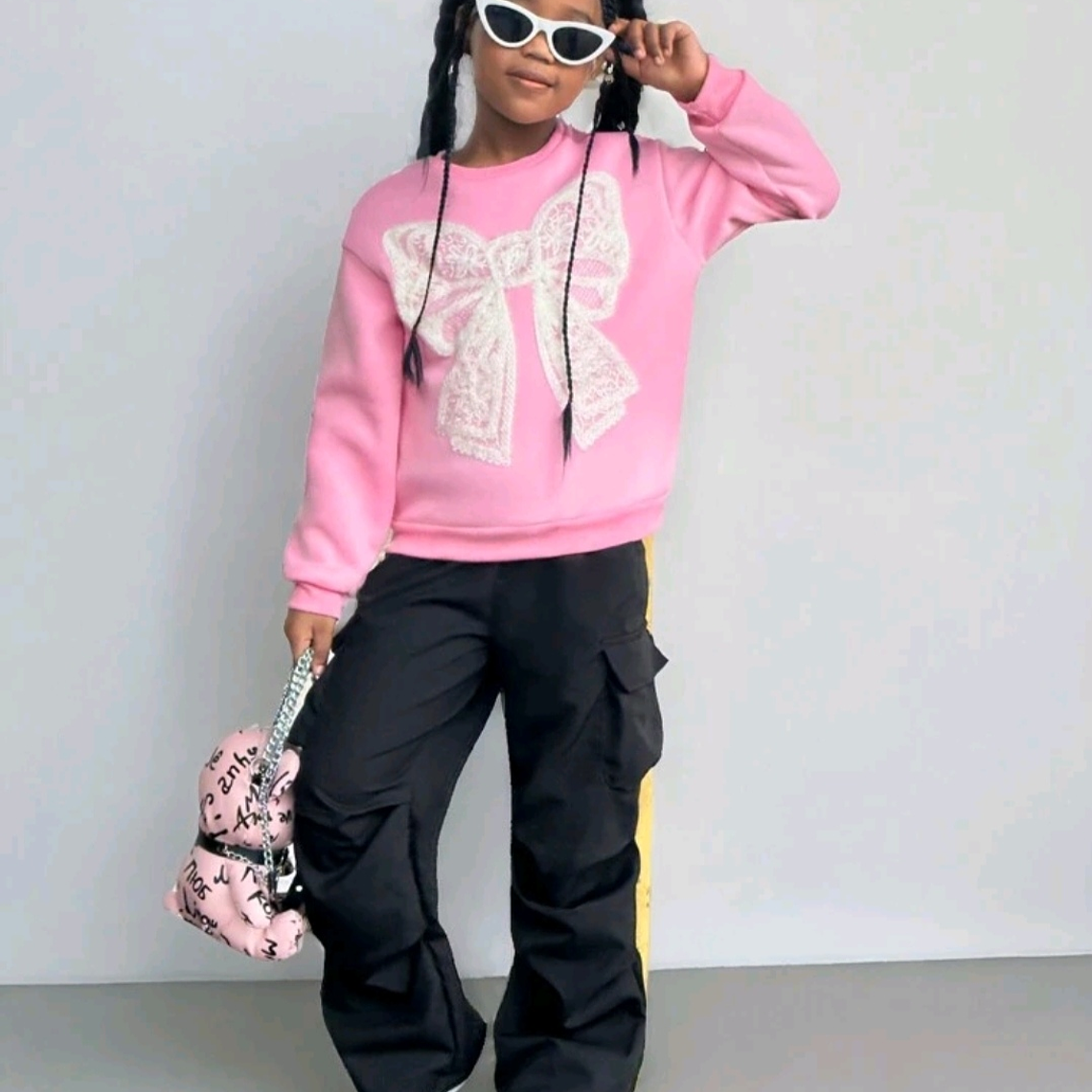 POLERON CUELLO REDONDO + PANTALON CARGO  1